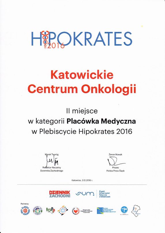 Hipokrates 2016 - Dyplom