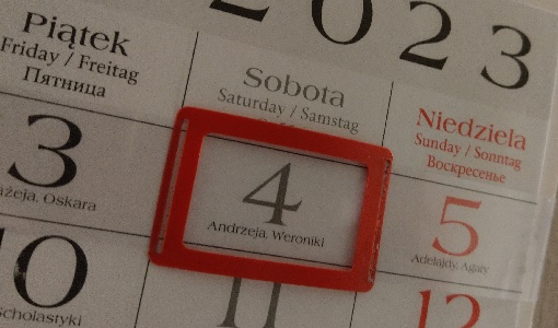 04 lutego 2023 - kalendarz