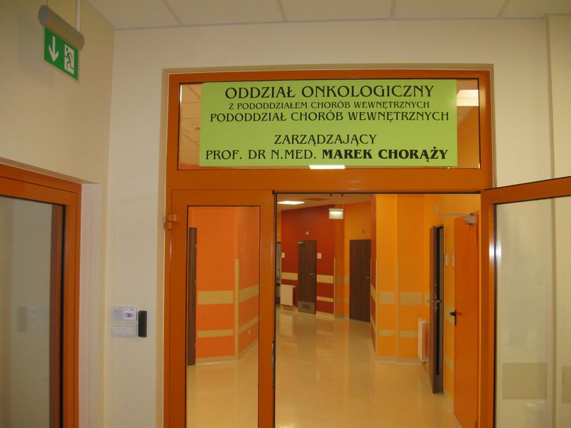 Wejście na Oddział