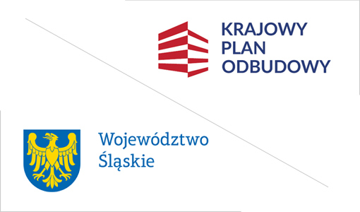 Logo Krajowego Planu Odbudowy i Województwa Śląskiego